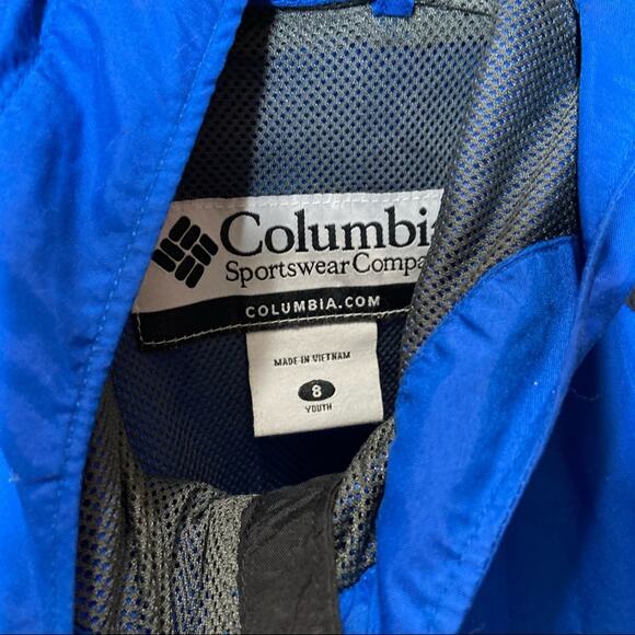 Columbia Windbreaker Jacket Color Block Hooded 8 - Picture 3 of 4